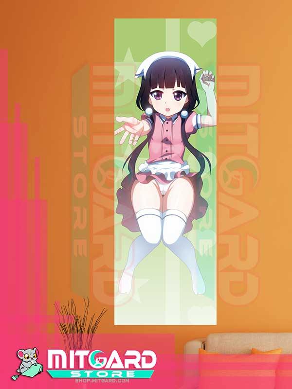 BLEND S Maika Sakuranomiya V1 wall scroll fabric or Adhesive Vinyl poster - Vinil poster GLOSSY / 50cm x 150cm - 2